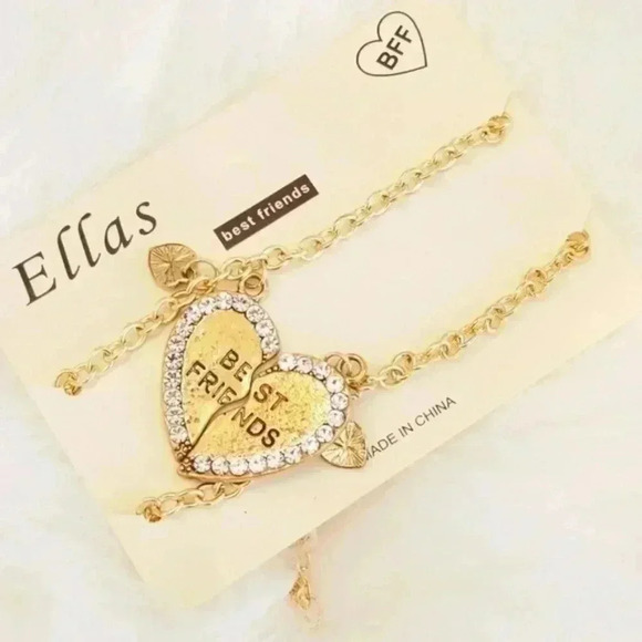 GOLD best friend bracelets - Picture 1 of 4
